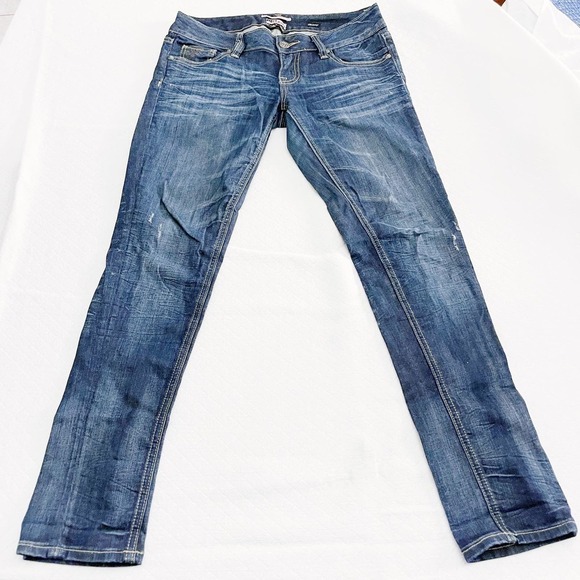 Rerock Express Skinny Jeans Dark Wash Denim Jeans SZ27 / 4 - Picture 2 of 7